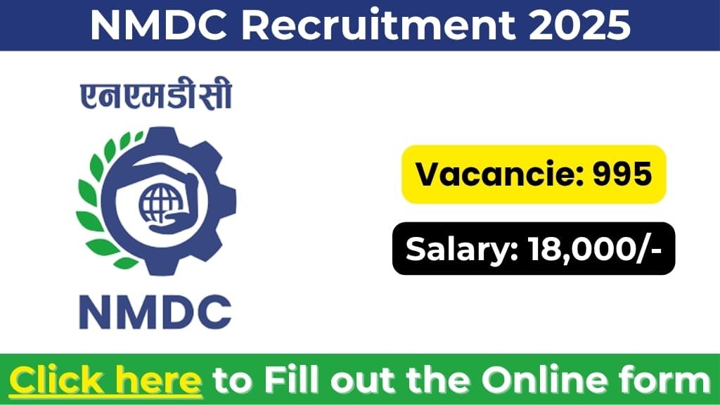 NMDC Recruitment 2025: Apply Online for Trainee Vacancies Across Multiple Trades