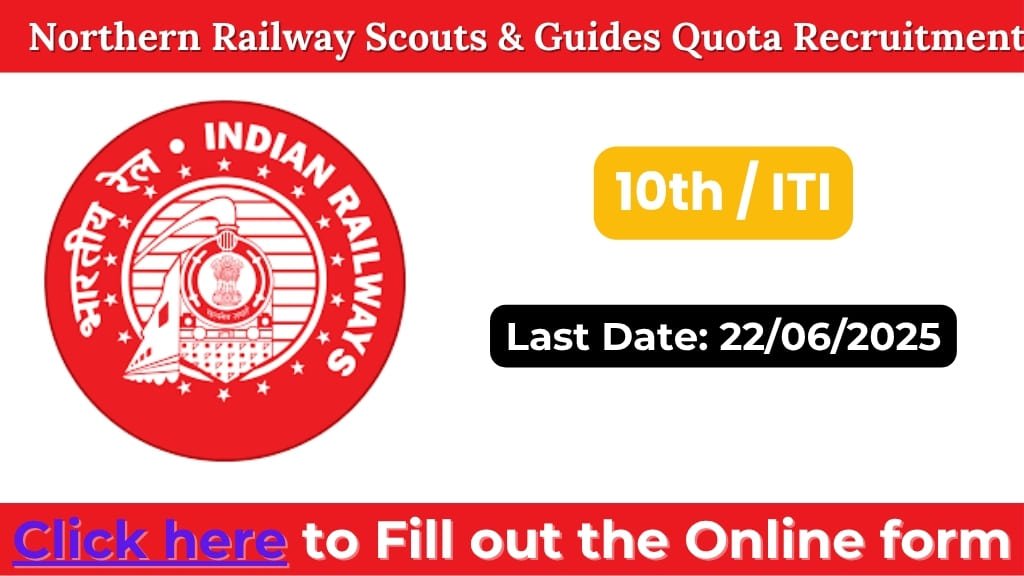 Northern Railway Scouts & Guides Quota Recruitment 2025: Apply Online for Group C & D Posts