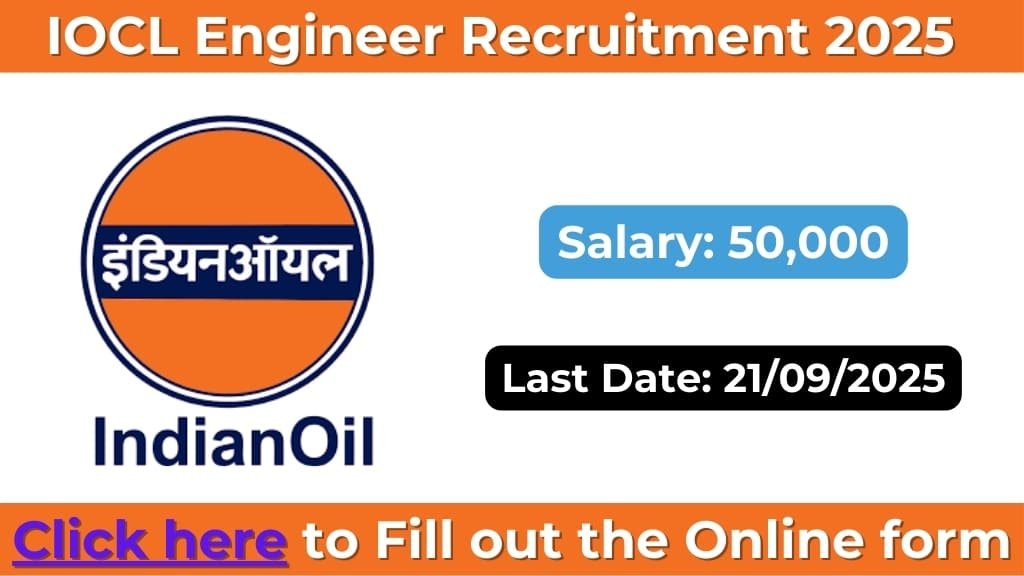 IOCL Engineer Recruitment 2025: Apply Online for Grade A Engineers/Officers