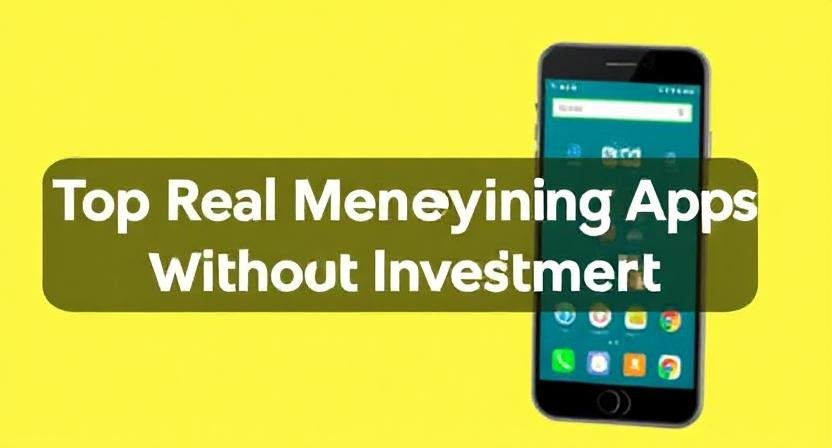 Top Real Money Earning Apps Without Investment in India (2025)