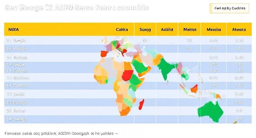 Google AdSense CPM Rates by Countries Updated for 2025: What Publishers Need to Know