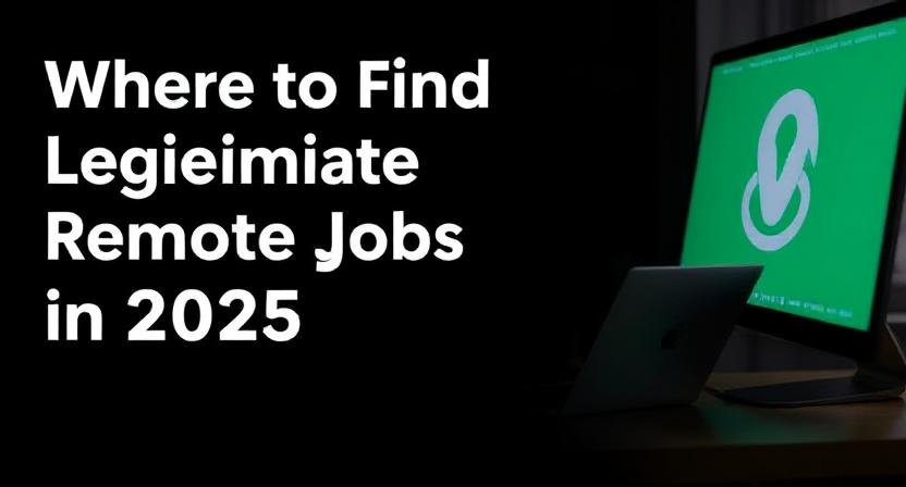 Where to Find Legitimate Remote Jobs in 2025