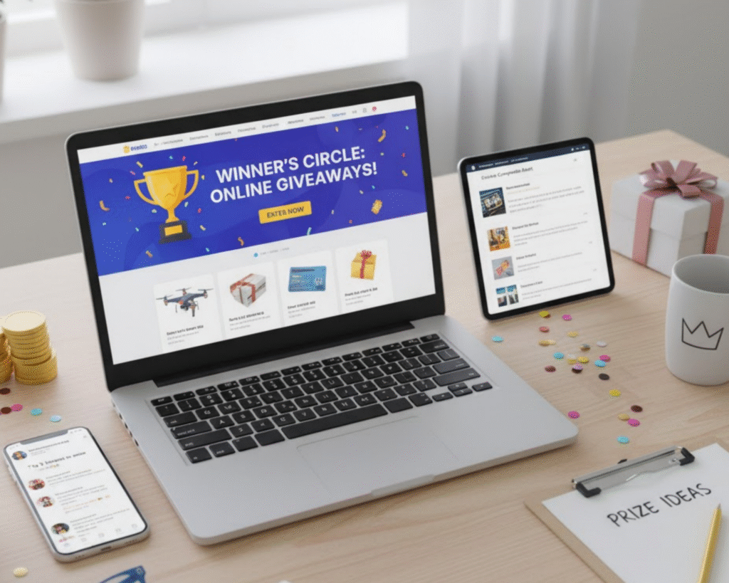 Online Competitions and Giveaways