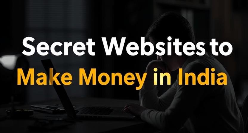 Secret Websites to Make Money in India: Hidden Opportunities to Boost Your Income in 2025