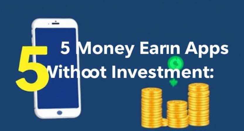 Top 5 Real Money Earning Apps Without Investment in India (2025)