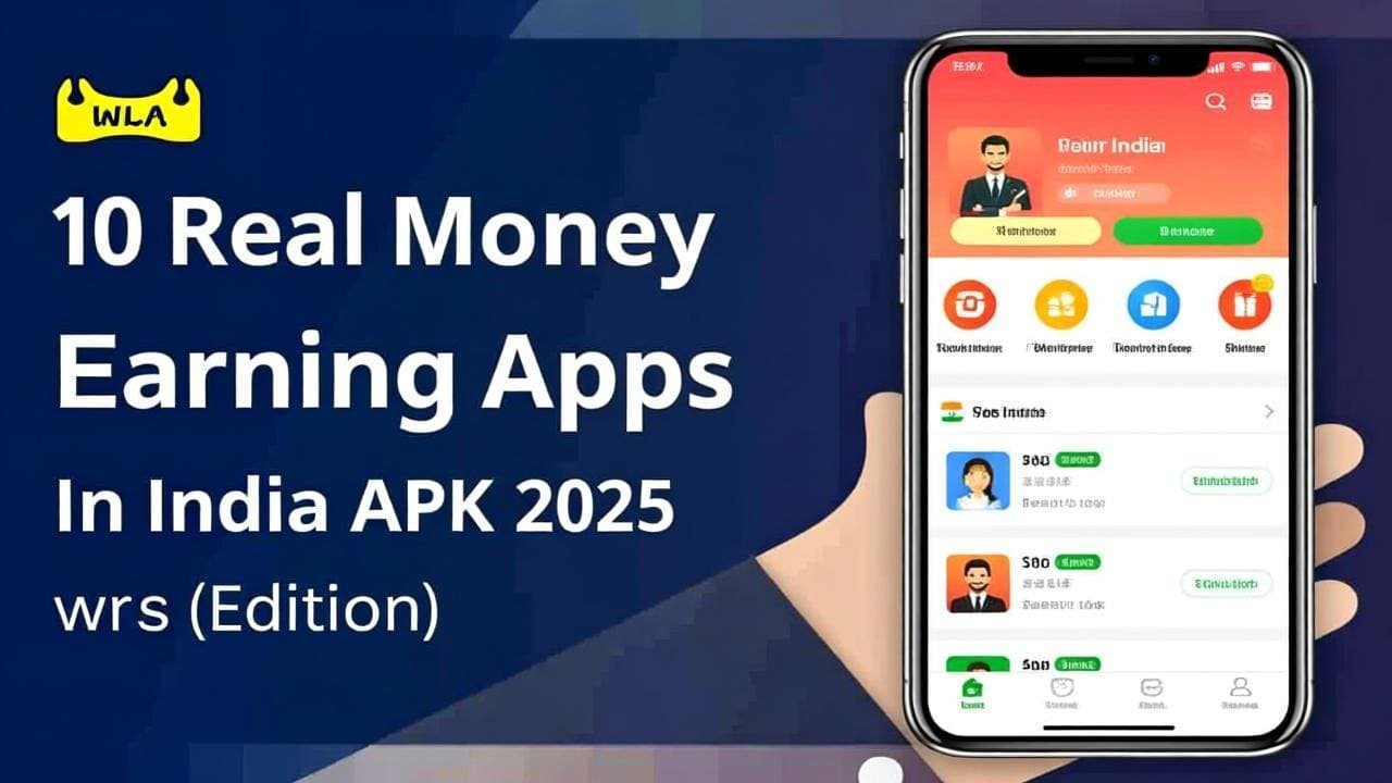 Top 10 Real Money Earning Apps in India APK (2025 Edition)
