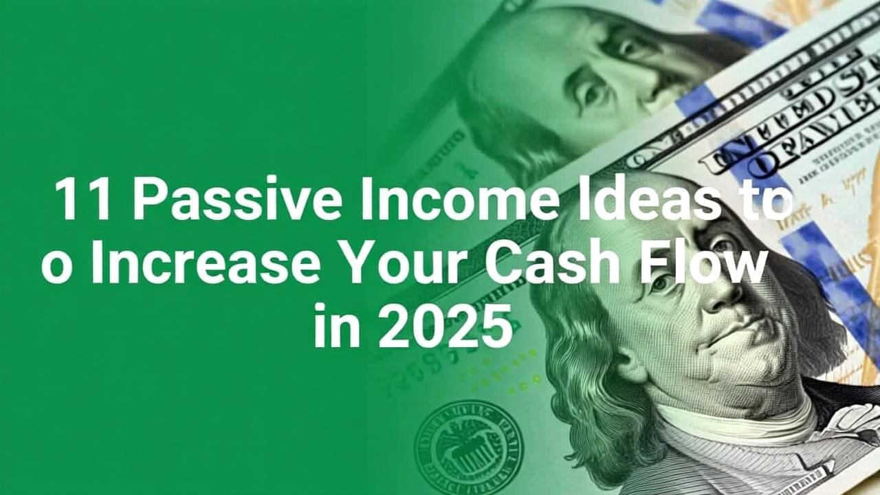 11 Passive Income Ideas to Increase Your Cash Flow in 2025