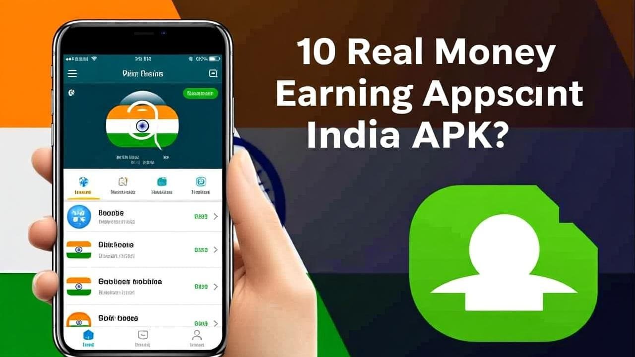 Top 10 Real Money Earning Apps in India APK (2025 Edition)