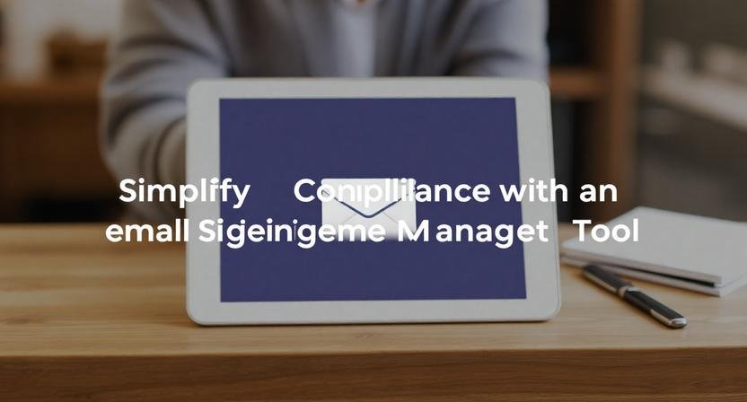 Simplify Compliance with an Email Signature Management Tool in 2025