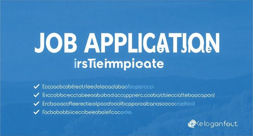 Customizable Job Application Template for First-Time Applicants: Your Guide to Landing Opening Jobs Near You