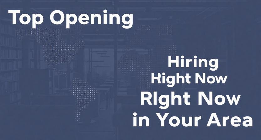 Top Opening Jobs Hiring Right Now in Your Area: Your Guide to Apply for Jobs Near Me