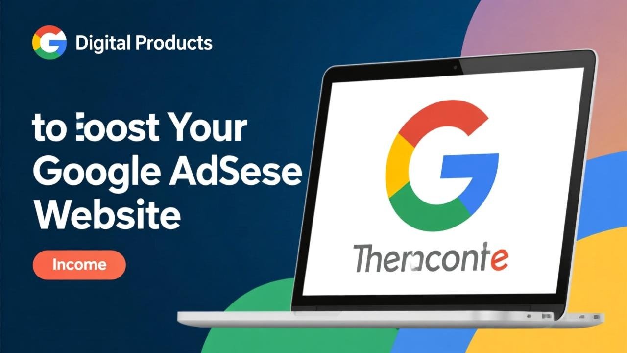 Creating Digital Products to Boost Your Google AdSense Website Income in 2025