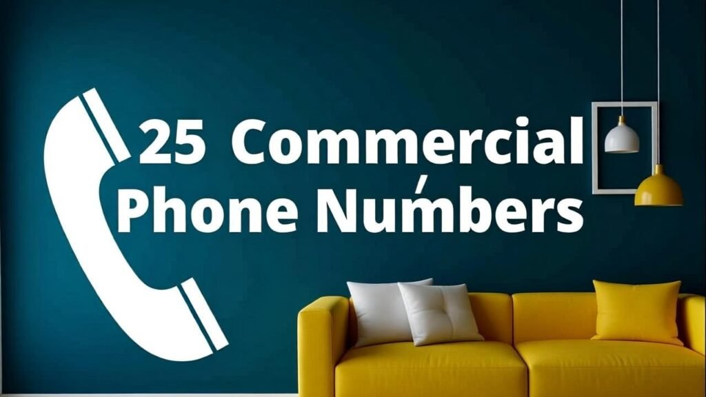 Top 25 Commercial Phone Numbers Every Business Owner Should Know 1 Top 25 Commercial Phone Numbers Every Business Owner Should Know
