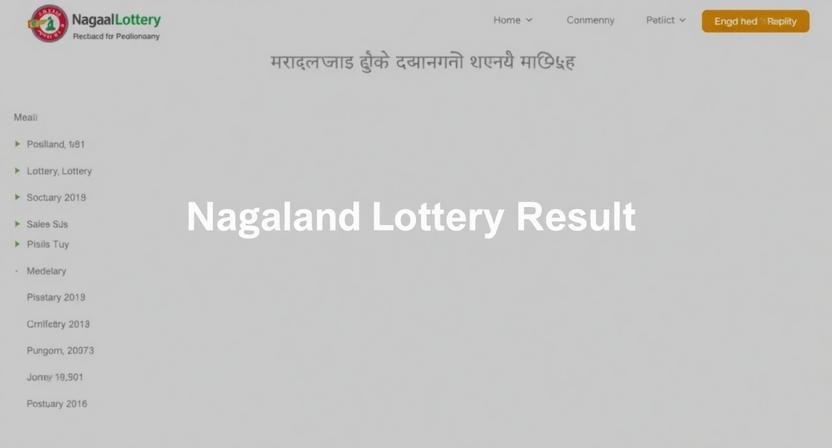 Nagaland Lottery Result History: Past Winning Numbers