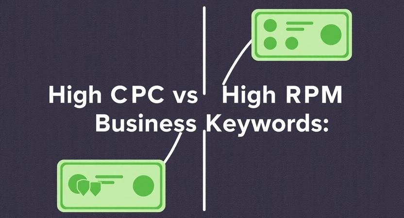 High CPC vs High RPM Business Keywords: What Makes More Money?