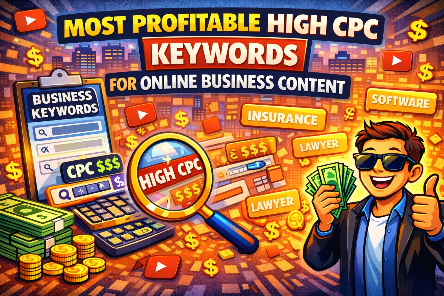 Most Profitable High CPC Keywords for Online Business Content