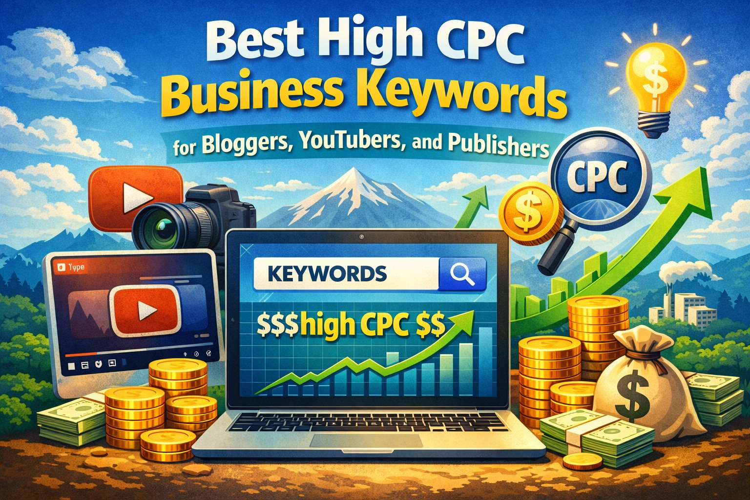 Best High CPC Business Keywords for Bloggers, YouTubers, and Publishers