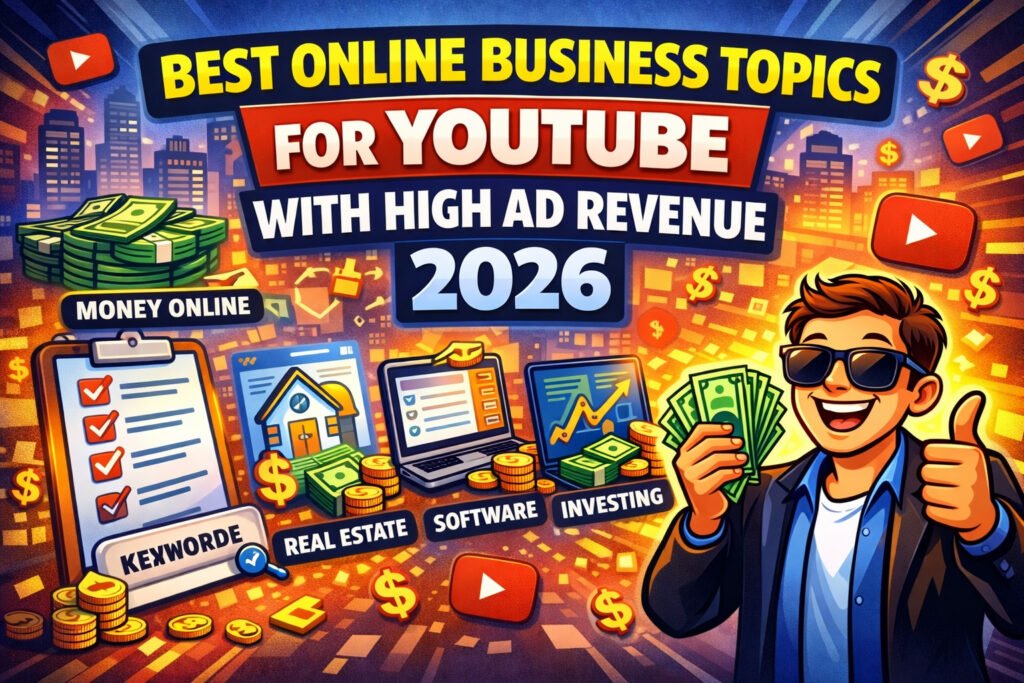 Best Online Business Topics for YouTube with High Ad Revenue 2026