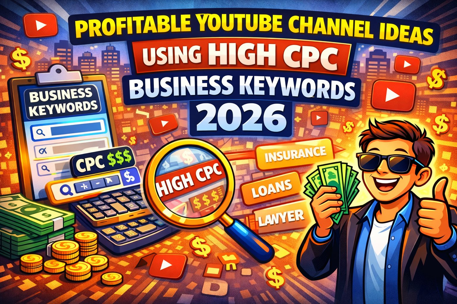 Profitable YouTube Channel Ideas Using High CPC Business Keywords 2026