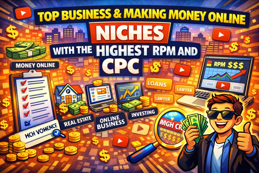 Top Business & Making Money Online Niches with the Highest RPM and CPC