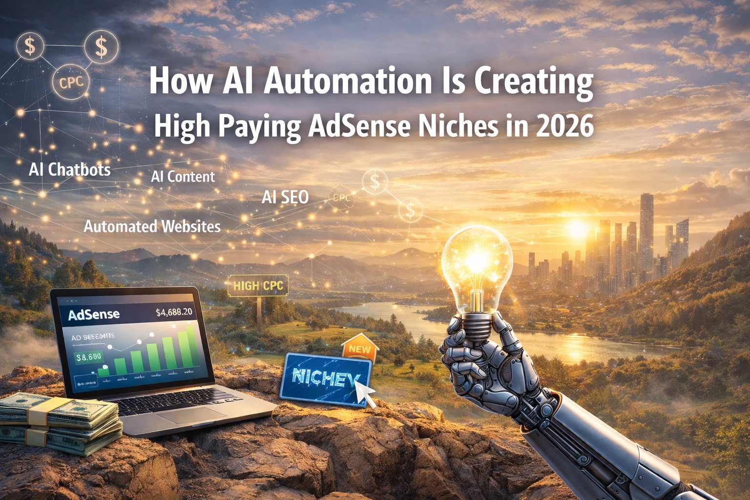 How AI Automation Is Creating High Paying AdSense Niches in 2026