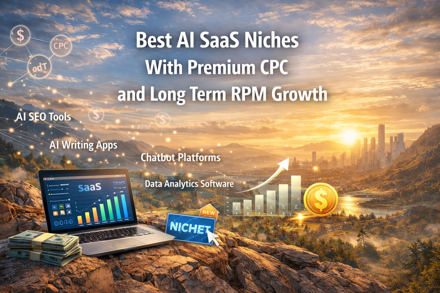 Best AI SaaS Niches With Premium CPC and Long Term RPM Growth