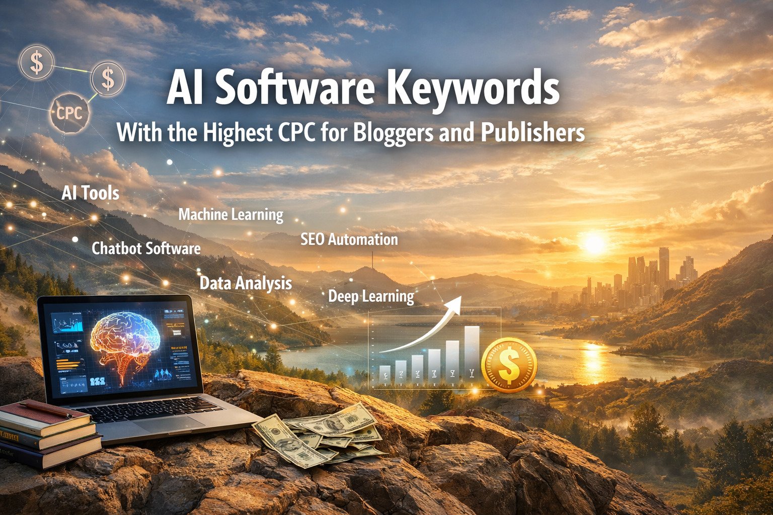 AI Software Keywords With the Highest CPC for Bloggers and Publishers