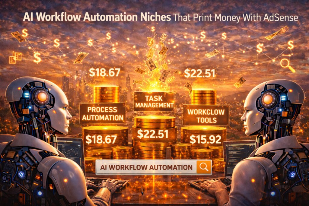 AI Workflow Automation Niches That Print Money With AdSense