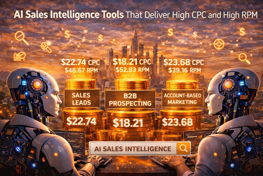 AI Sales Intelligence Tools That Deliver High CPC and High RPM