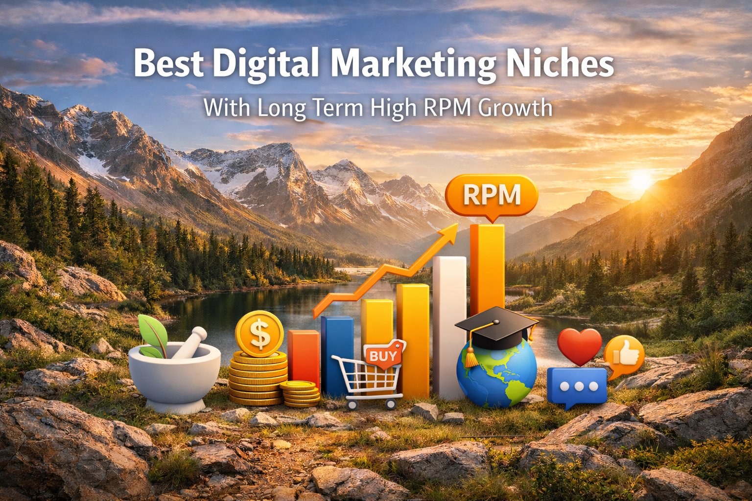 Best Digital Marketing Niches With Long Term High RPM Growth