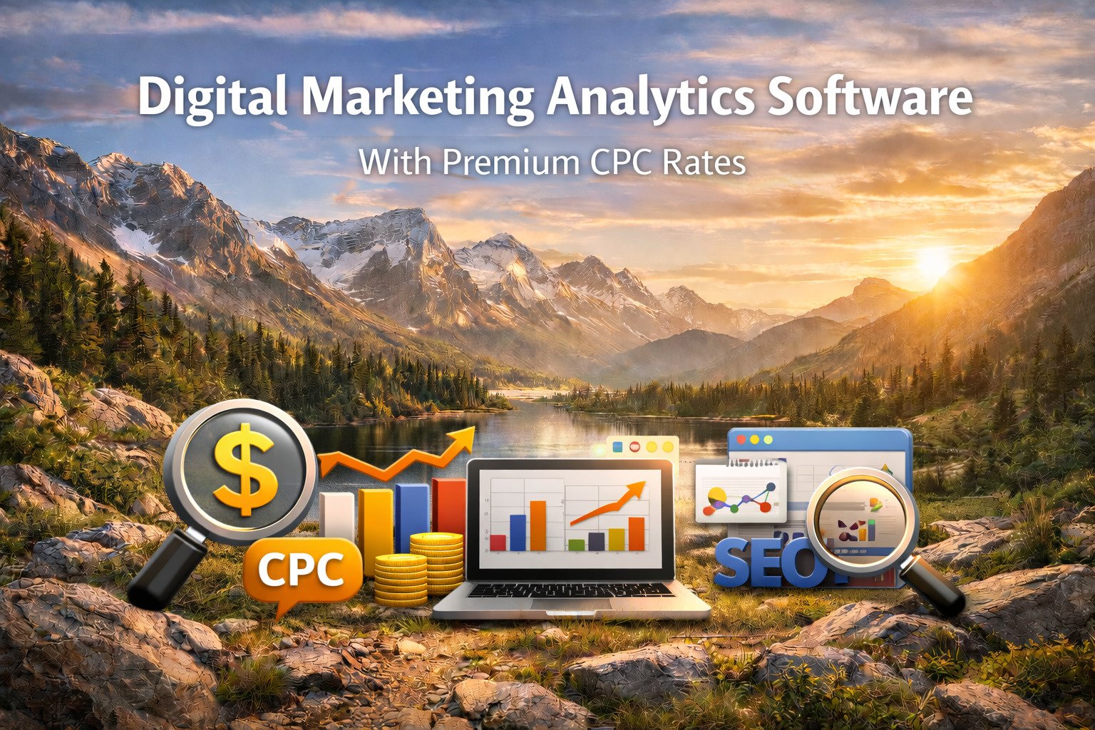 Digital Marketing Analytics Software With Premium CPC Rates