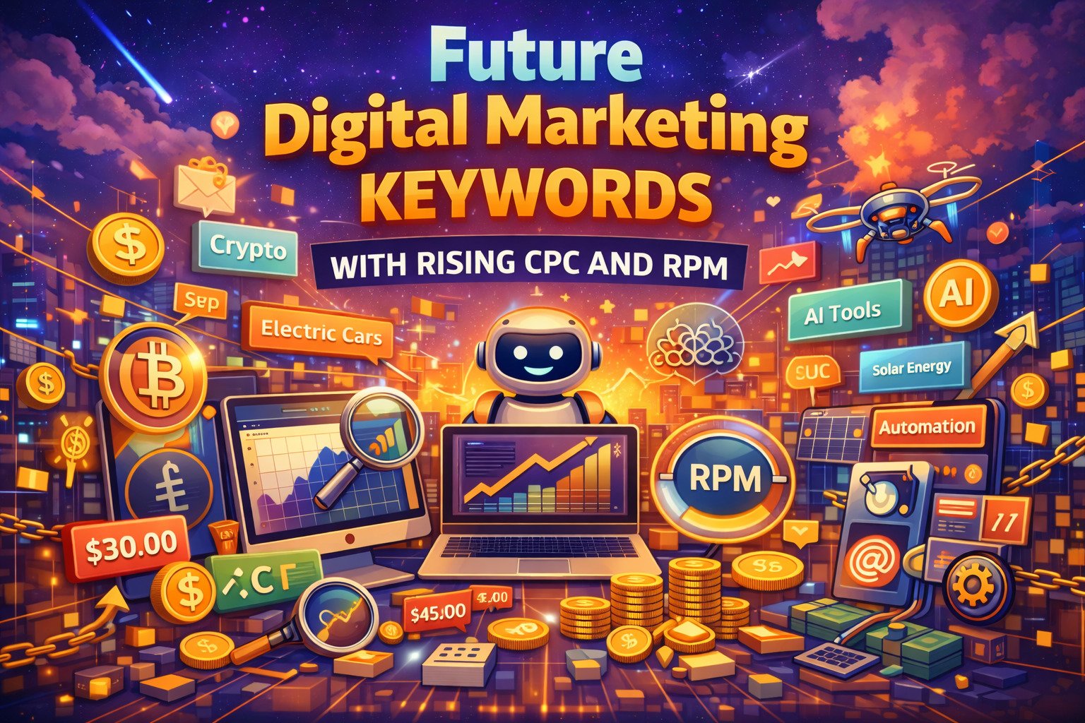 Future Digital Marketing Keywords With Rising CPC and RPM