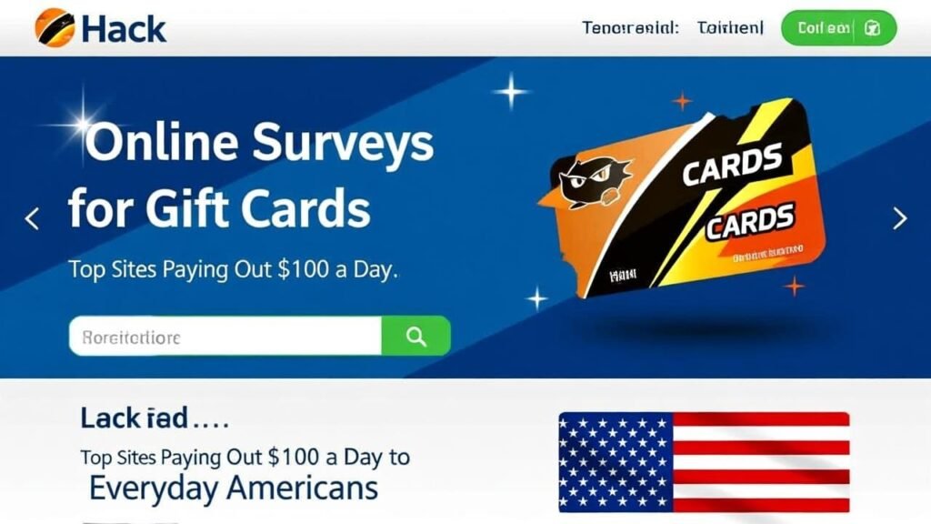 Hack Online Surveys for Gift Cards: Top Sites Paying Out $100 a Day to Everyday Americans 1 Hack Online Surveys for Gift Cards: Top Sites Paying Out $100 a Day to Everyday Americans