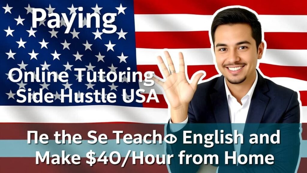 High Paying Online Tutoring Side Hustle USA: Teach English and Make $40/Hour from Home 1 High Paying Online Tutoring Side Hustle USA: Teach English and Make $40/Hour from Home