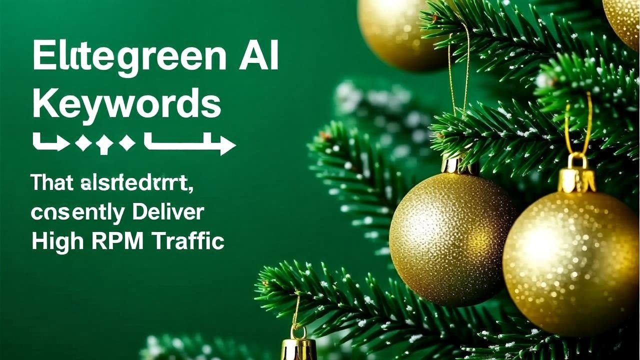 Evergreen AI Keywords That Consistently Deliver High RPM Traffic