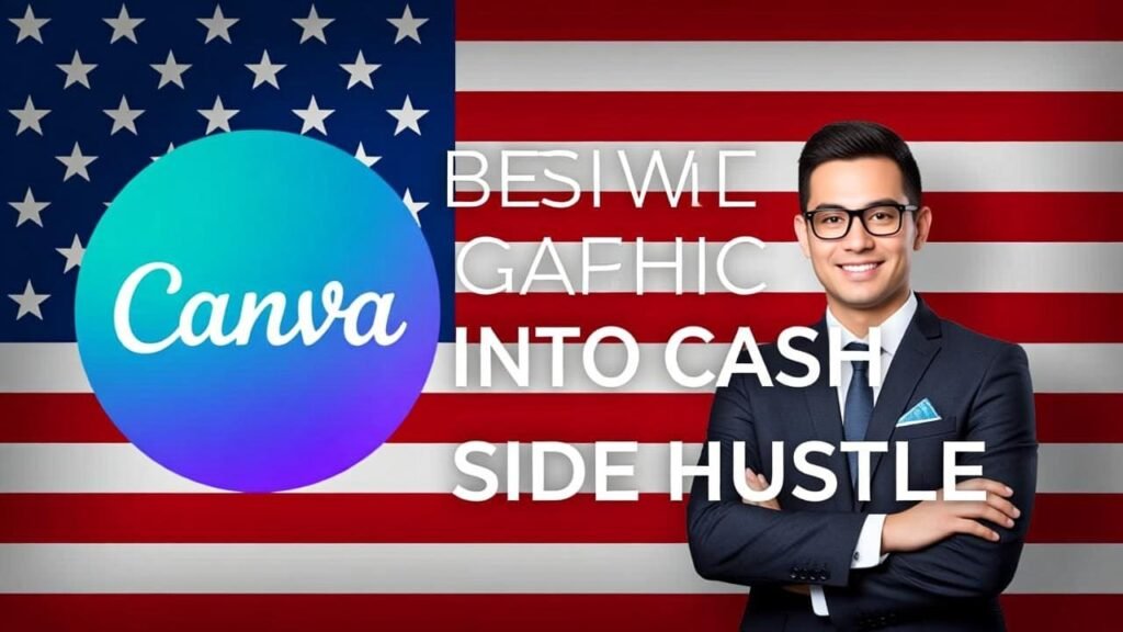 Turn Your Canva Skills into Cash: Best Graphic Design Side Hustle for Beginners in America