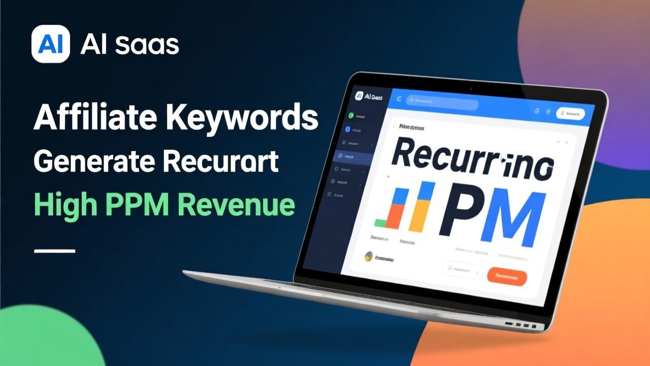 AI SaaS Affiliate Keywords That Generate Recurring High RPM Revenue