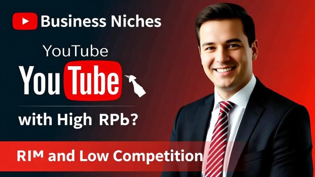Best Business YouTube Niches with High RPM and Low Competition