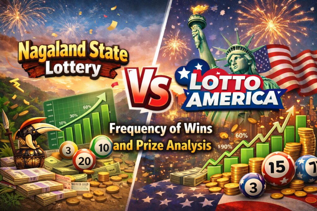 Nagaland State Lottery Vs Lotto America: Frequency of Wins and Prize Analysis