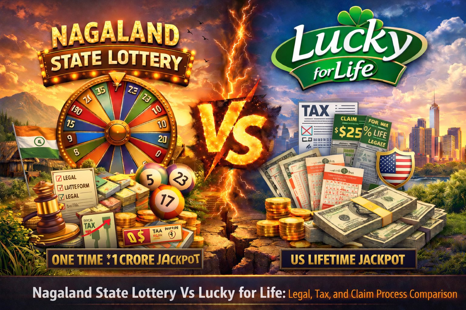 Nagaland State Lottery Vs Lucky for Life: Legal, Tax, and Claim Process Comparison