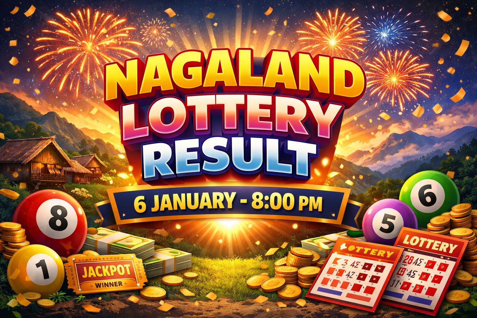 Nagaland Lottery Result – 6 January 8:00 PM