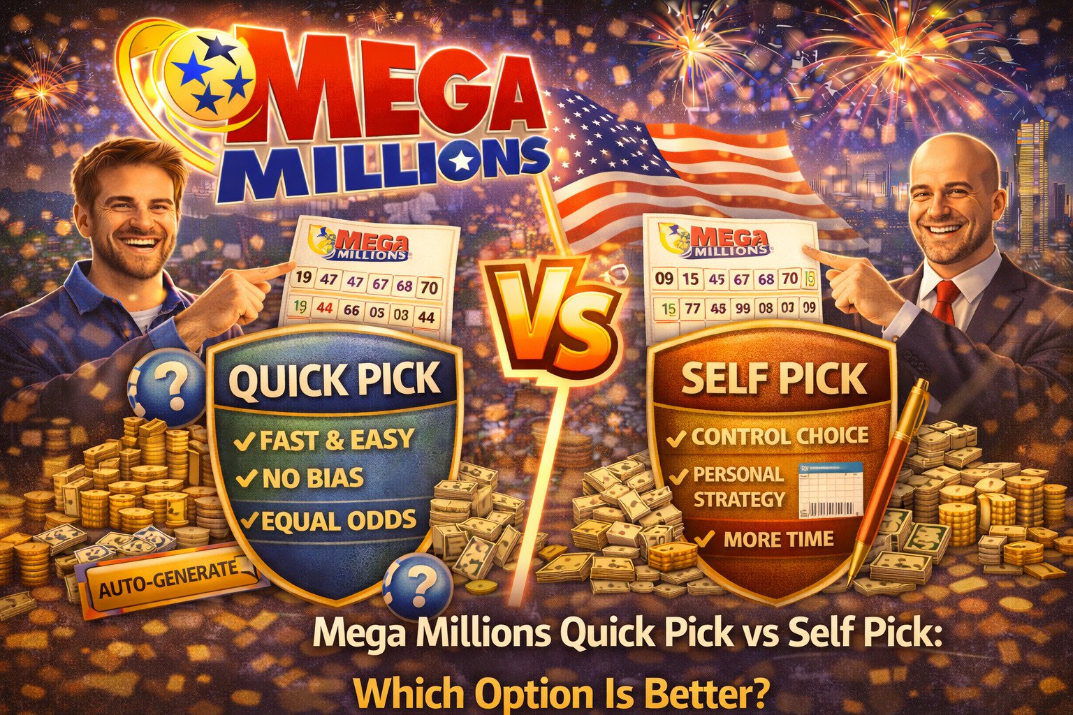 Mega Millions Quick Pick vs Self Pick: Which Option Is Better?