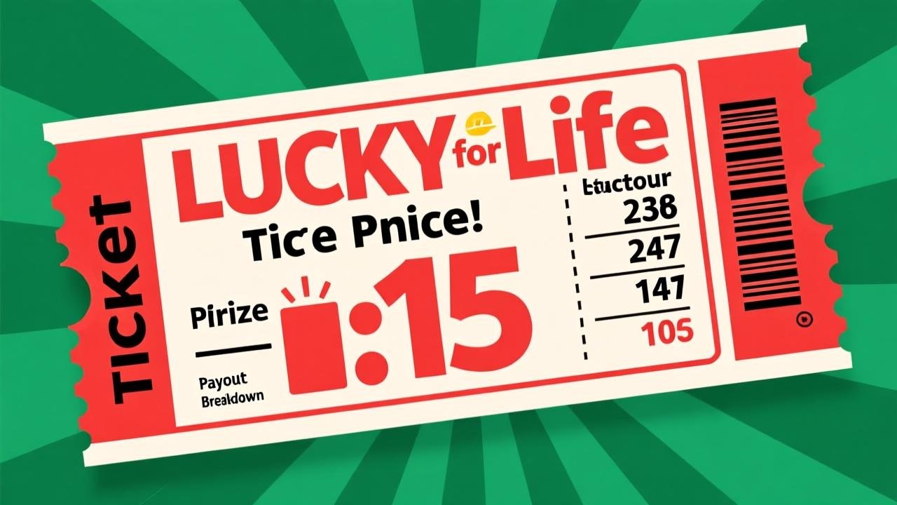 Lucky for Life Ticket Price, Prize Structure, and Payout Breakdown