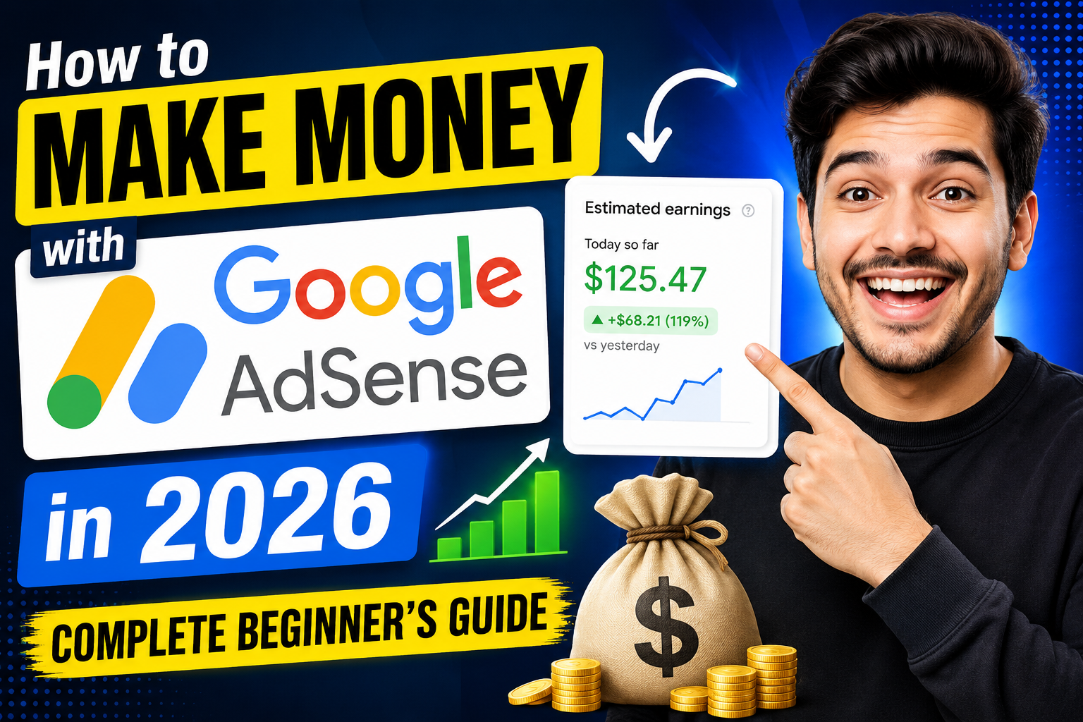 make money with google adsense