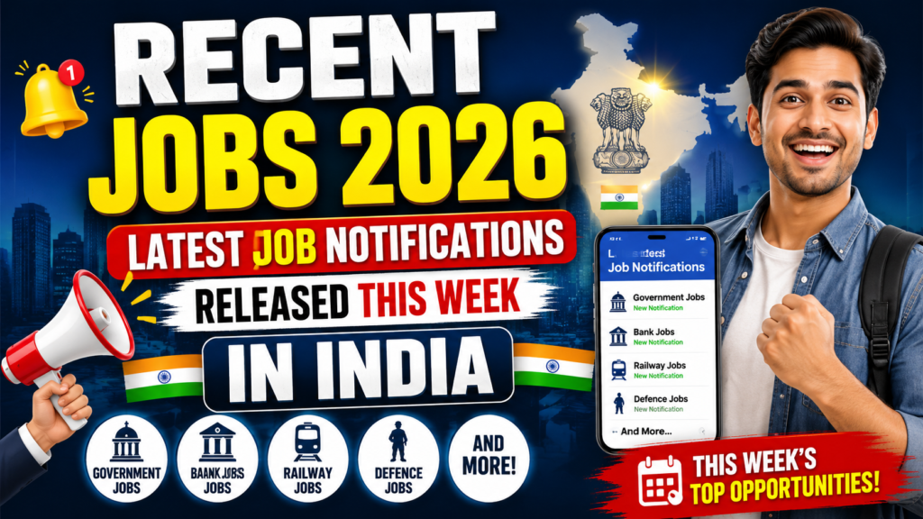 Recent Jobs 2026