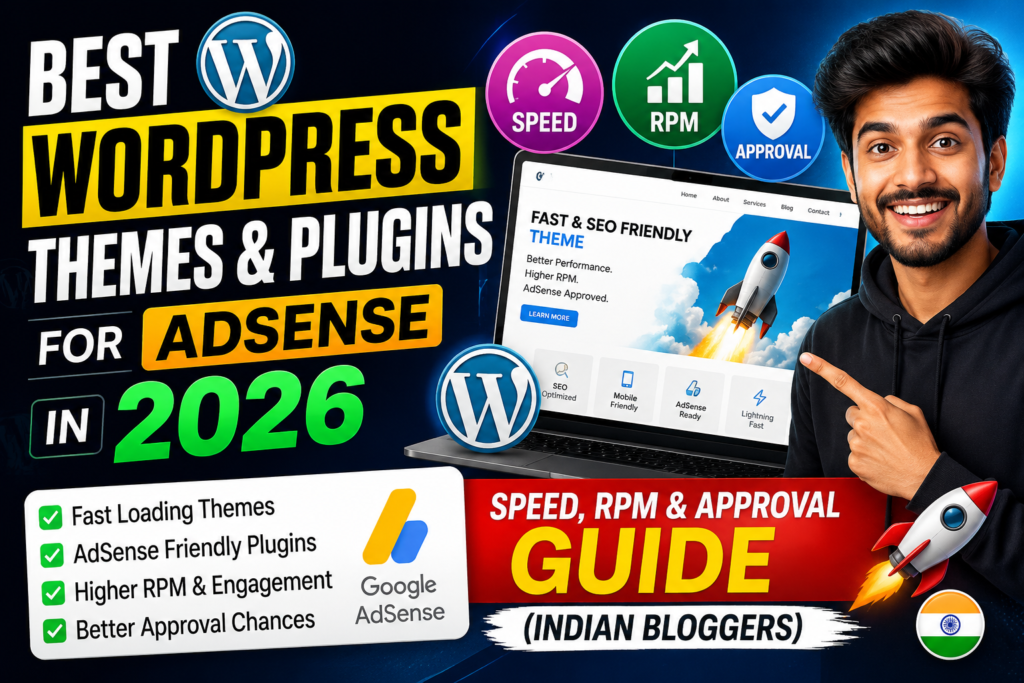 Best Wordpress Themes For Adsense 2026 – Speed, RPM & Approval Guide (Indian Bloggers) 1 best wordpress themes for adsense 2026