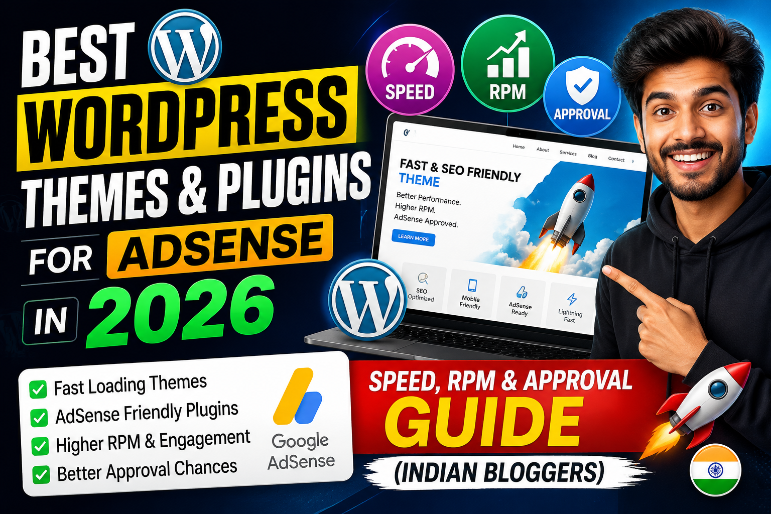 best wordpress themes for adsense 2026