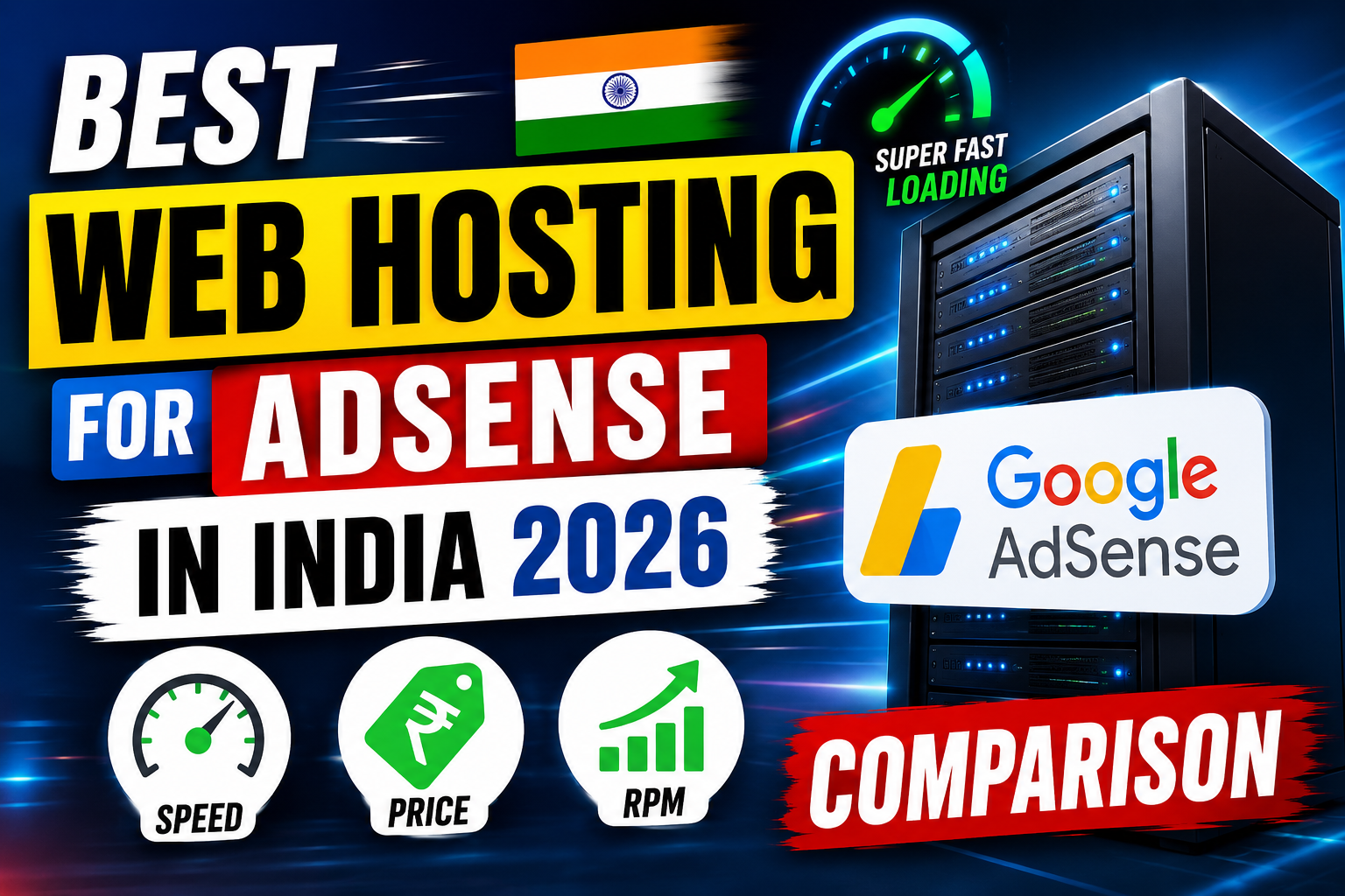 best web hosting for adsense 2026 india