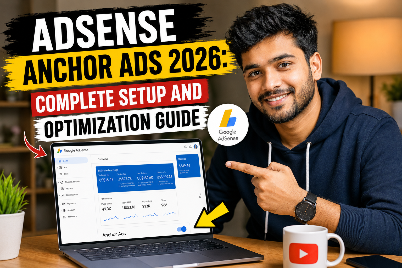 AdSense anchor ads