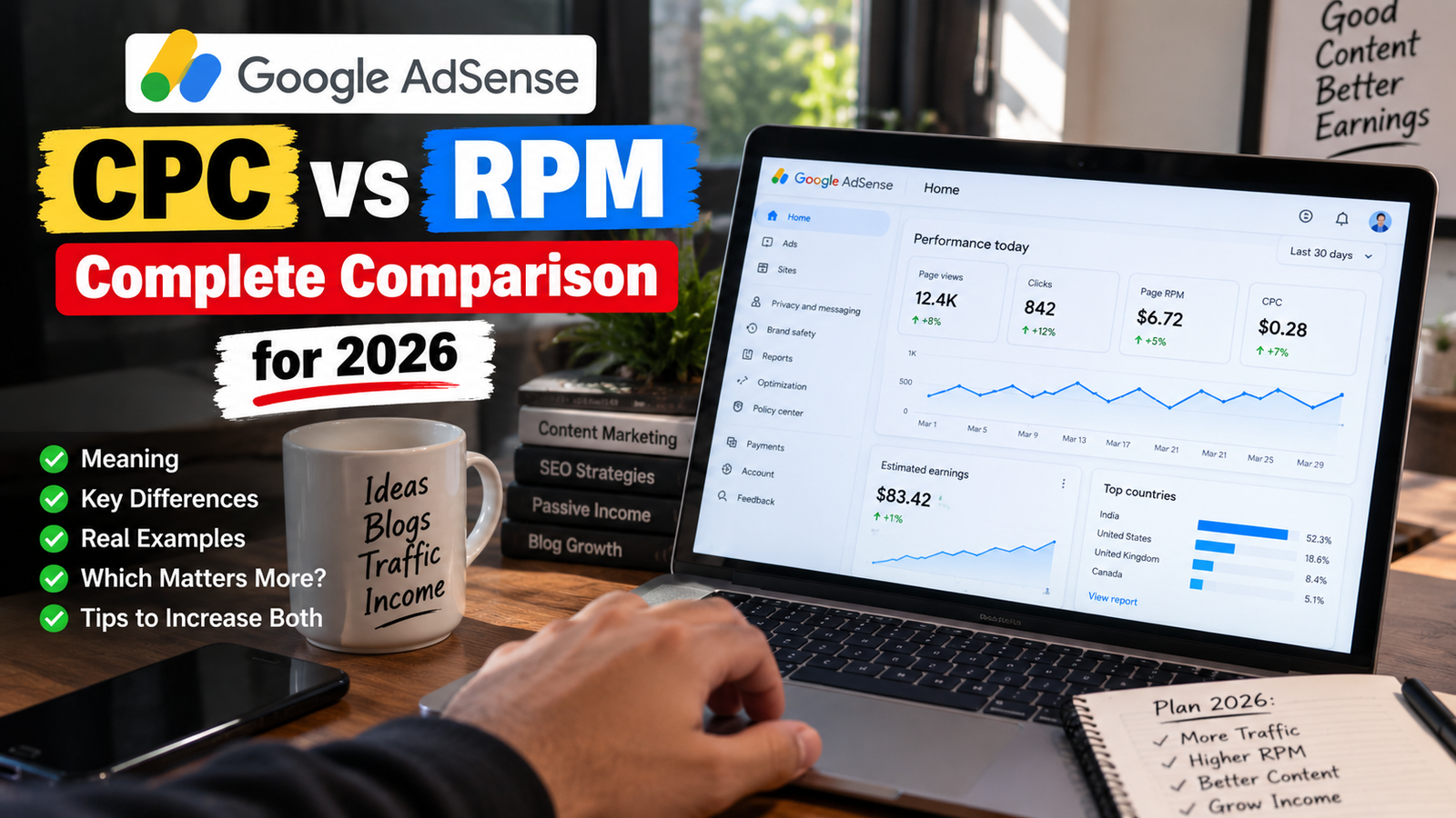 AdSense CPC vs RPM